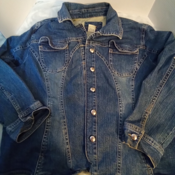 Live a Little jean jacket - Picture 1 of 4